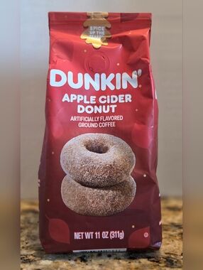 Dunkin Apple Cider Donut Ground Coffee – 11 Oz